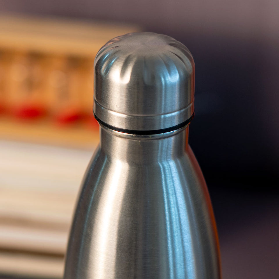 Best Personalized Silver Stainless Steel Water Bottle