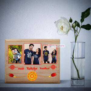 RAKSHA BANDHAN SPECIAL WOODEN PRINTED TABLE FRAME | love craft gift