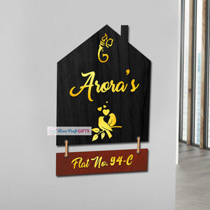 Best Personalized Wooden Home Name Plates