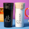 Black Stainless Insulated Coffee Mug Or Water Bottle