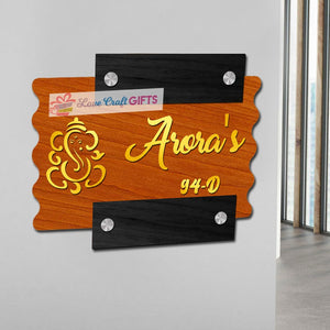 Best Wooden Home Name Plates