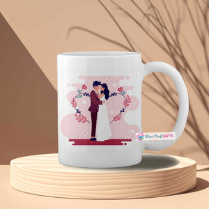 VALENTINE SPECIAL CUP AND WOODEN FRAME COMBO | love craft gift
