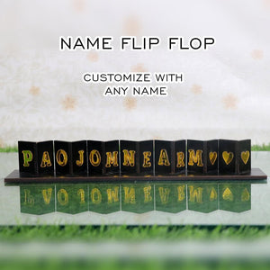 CUSTOMIZED NAME FLIP FLOPS | love craft gift