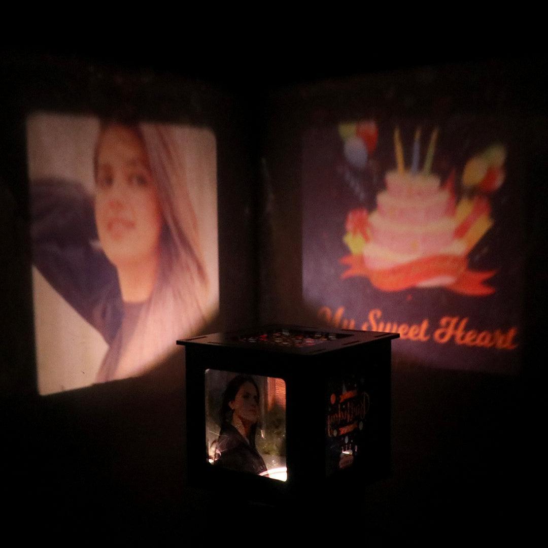 Shadow Box Rotating Customize Rotating Shadow Box with Picture | Love Craft Gift