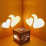 Customized Heart Wooden Shadow box | love craft gift
