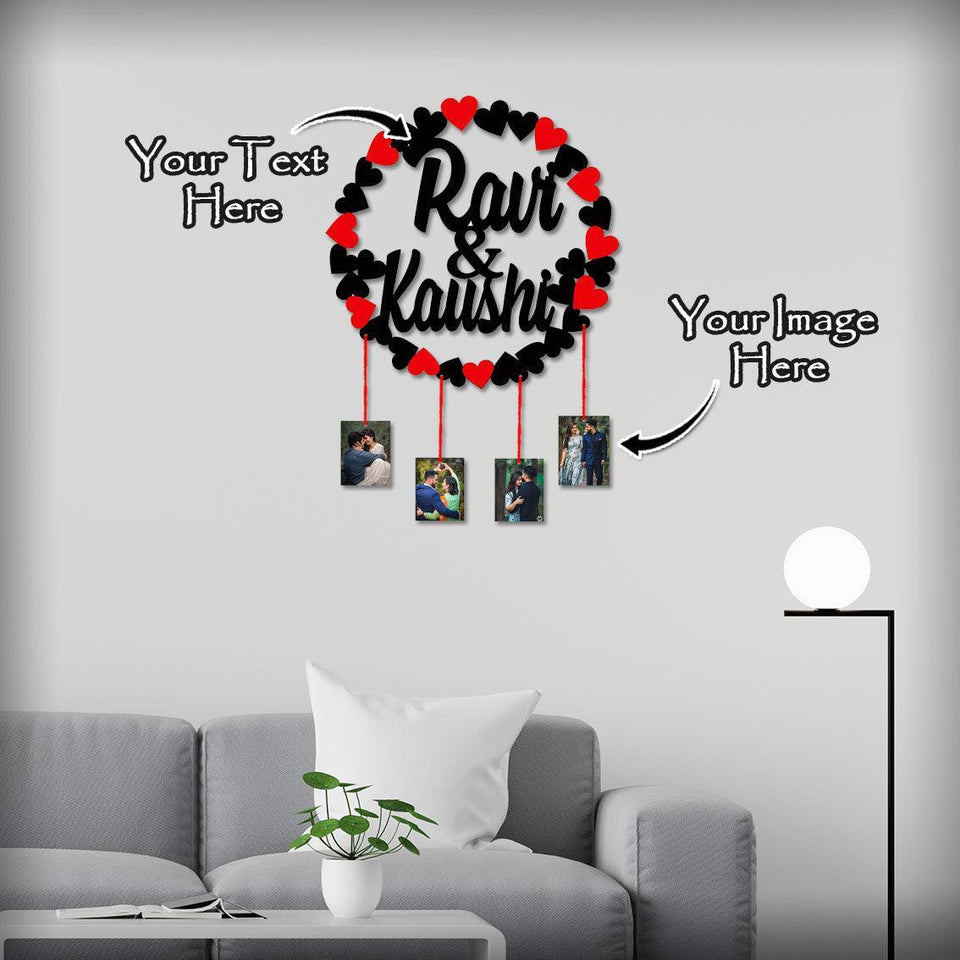 Customized Photo Hanging Wall Hanger | love craft gift