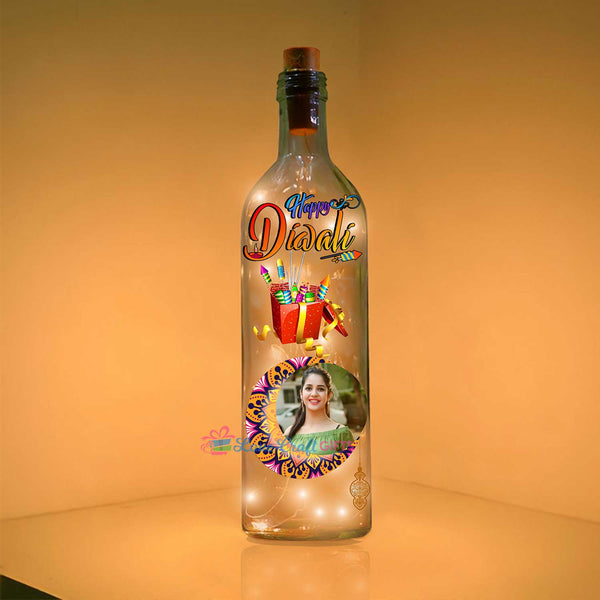 Send Personalized bottle lamp with rakhies Online | Free Delivery | Gift  Jaipur