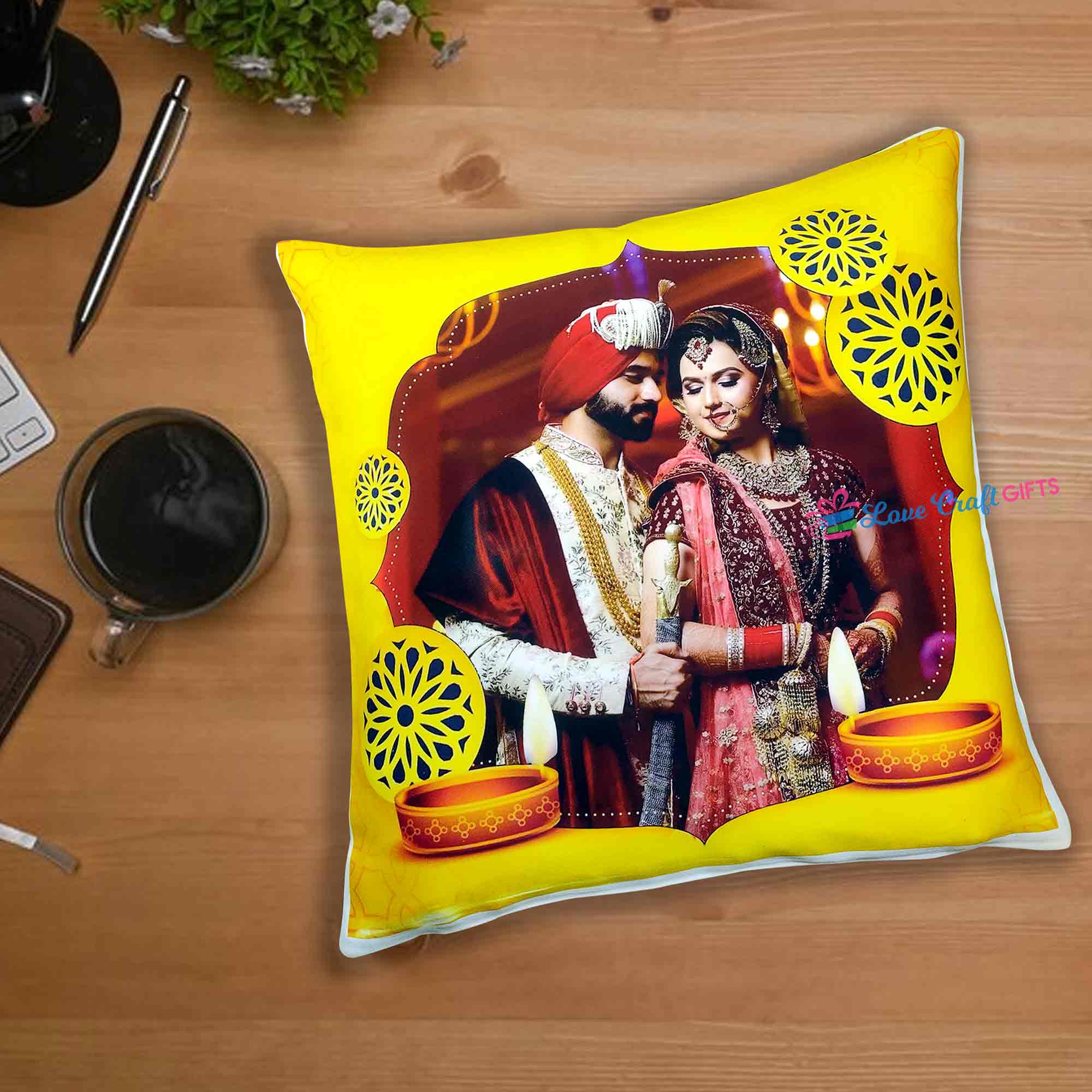 iKraft Cushion Cover (Without Filler) Design - Family First – fabkraft.com