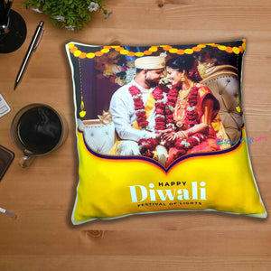 DIWALI SPECIAL PERSONALIZED CUSHION - 0