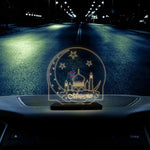 Mashallah LED Car Dashboard Lamp – Premium Islamic Acrylic Dashboard Light for Car Interior Decor, Muslim Gift for Family & Spiritual Travel Companion | LoveCraftGifts™