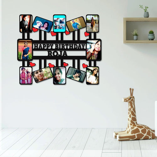 Personalized Birthday Wooden Photo Frame