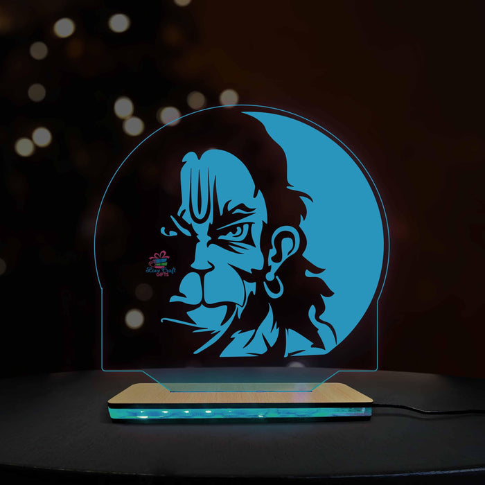 3d Acrylic Hanuman LED Lamp