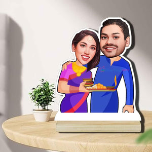 special karwa chauth special caricature - 2
