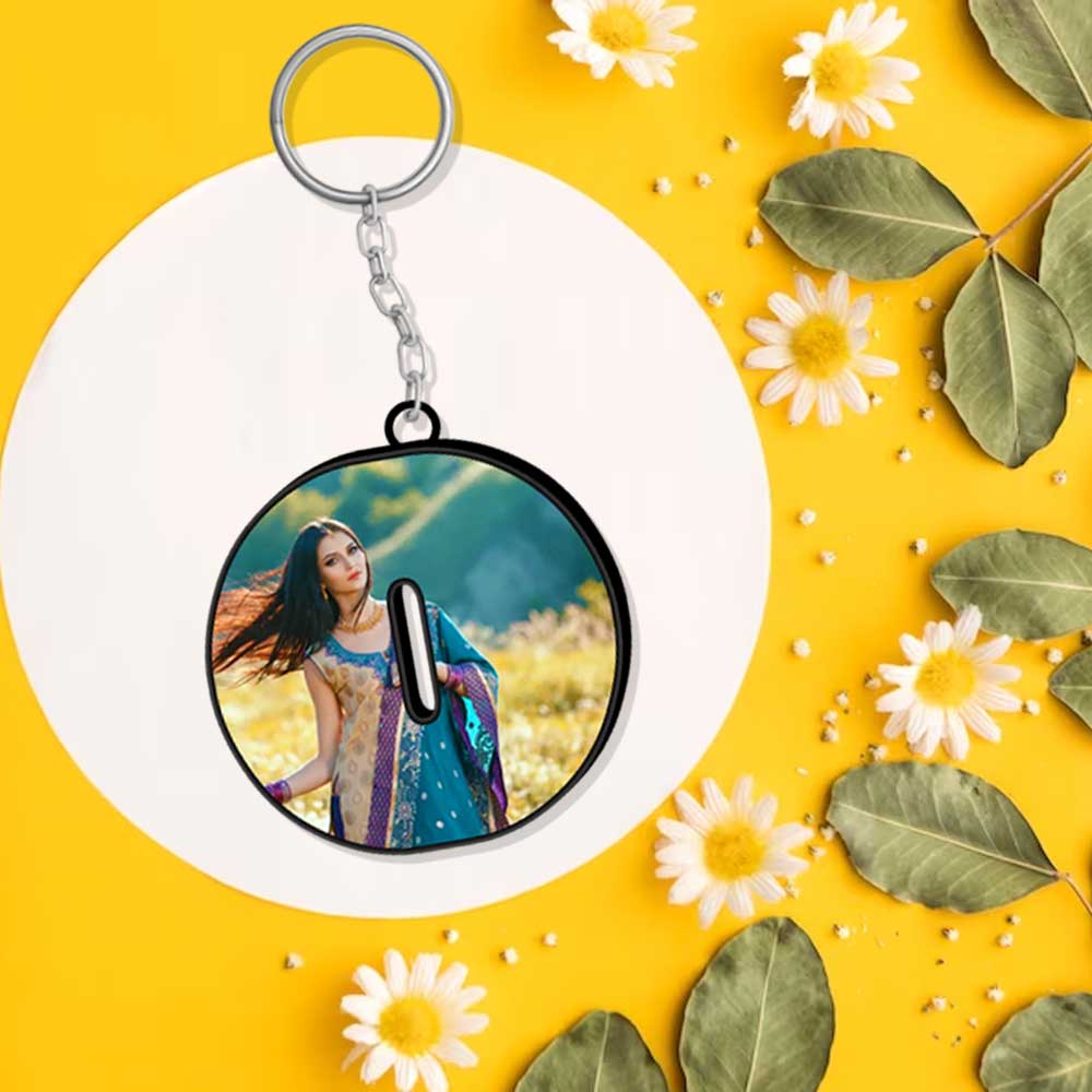 Alphabet Shape-Photo Printed Keychain | Love Craft Gifts - love craft gift