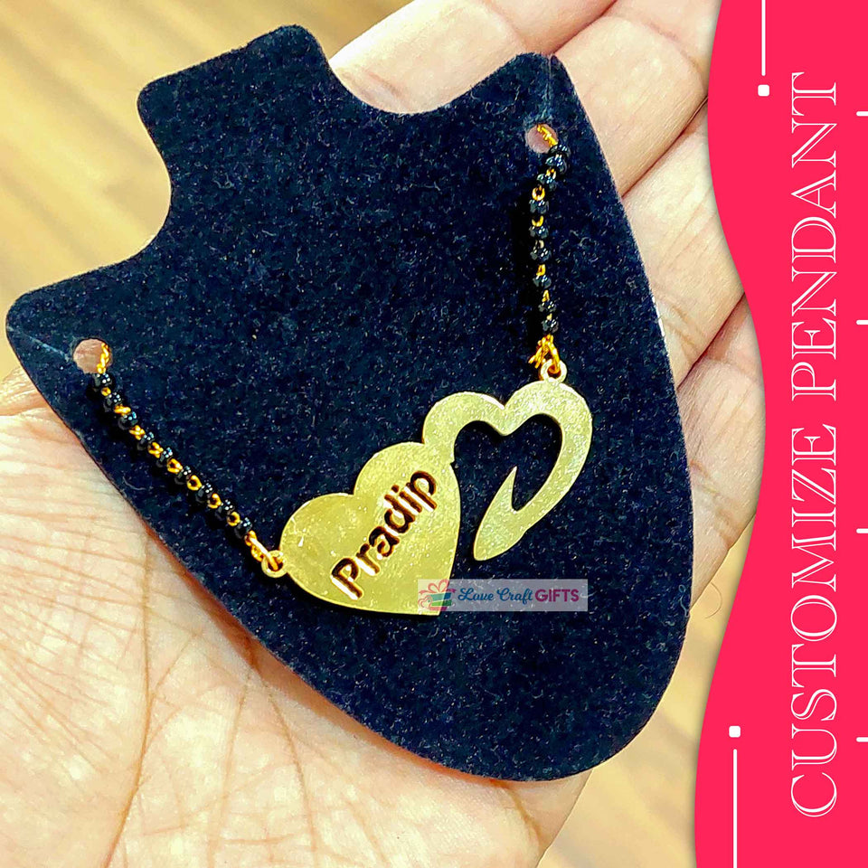 CUSTOMIZE HEART SHAPED PENDANT | love craft gift