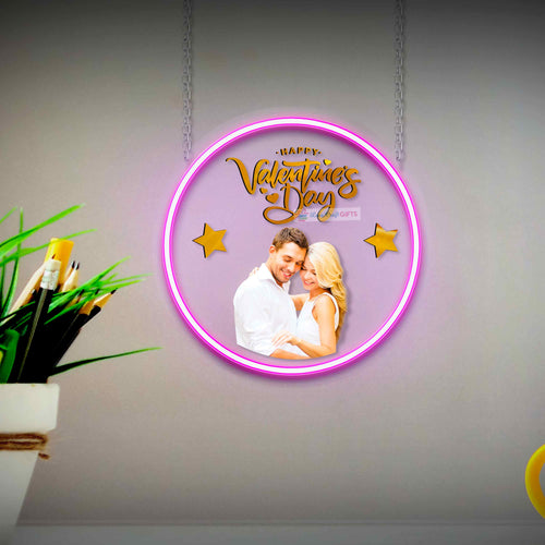 PERSONALIZED NEON LED HANGER FOR VALENTINE DAY love craft gift