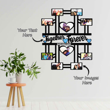 Together Forever Wooden Photo Frame With Name