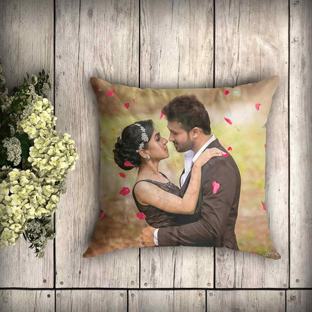 Send Dads Personalised Photo Cushion Gift Online, Rs.350 | FlowerAura