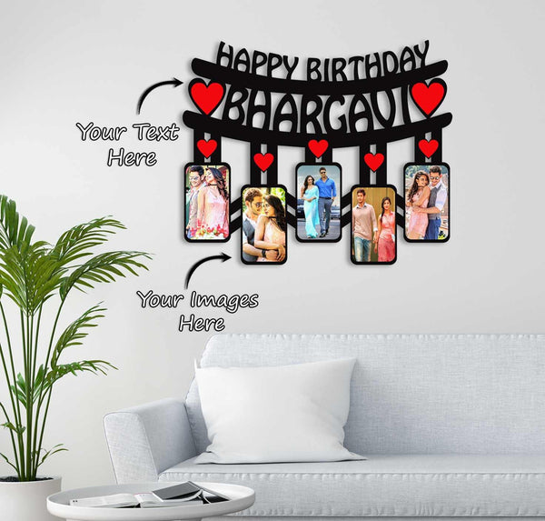 Customized Wooden Photo Frame With Name Love Craft Gifts love craft