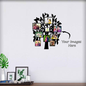 Personalized Wooden Photo Family Tree | love craft gift