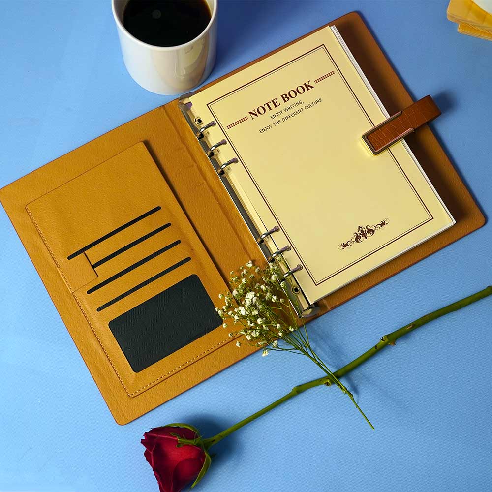 Personalized Crocodile Texture Diary Notebook with Custom Name Plate | Luxury Executive Journal for Office, Study & Daily Planning - A5 Size | Love Craft Gifts™