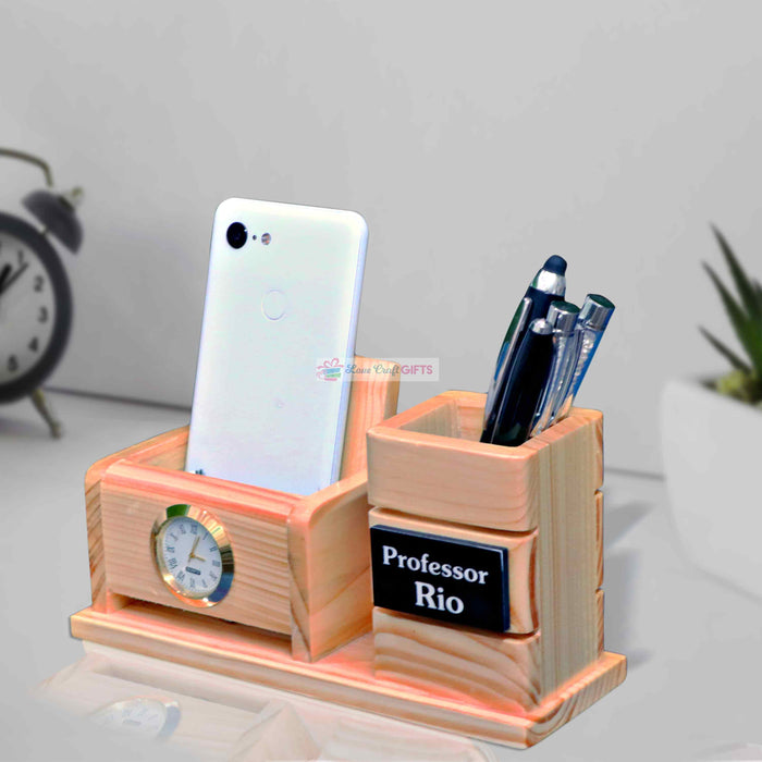 SPECIAL WOODEN PEN AND MOBILE STAND | love craft gift