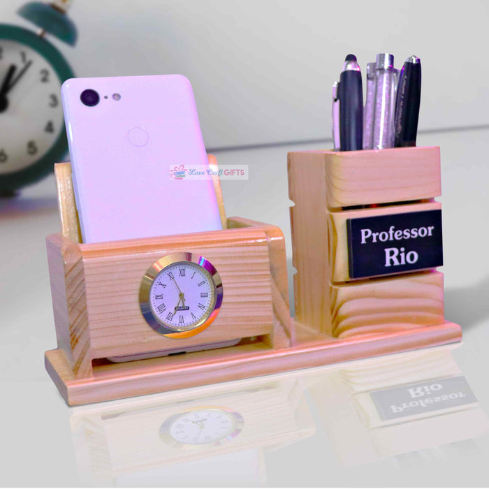 SPECIAL WOODEN PEN AND MOBILE STAND | love craft gift