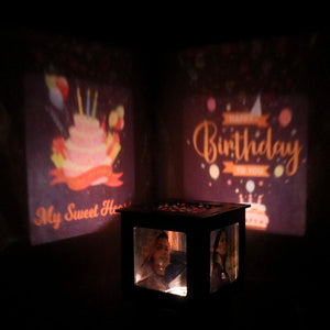 Customize Rotating Shadow Box with Picture | Love Craft Gift 