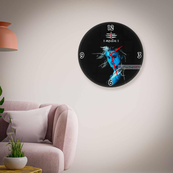 Mahadev Acrylic Photo Wall Clock