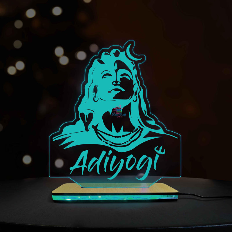 3d Acrylic Adiyogi LED Lamp