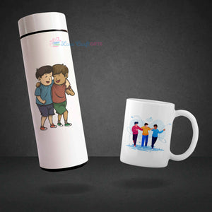 VALENTINE'S SPECIAL TEMPERATURE BOTTLE AND MUG COMBO | love craft gift