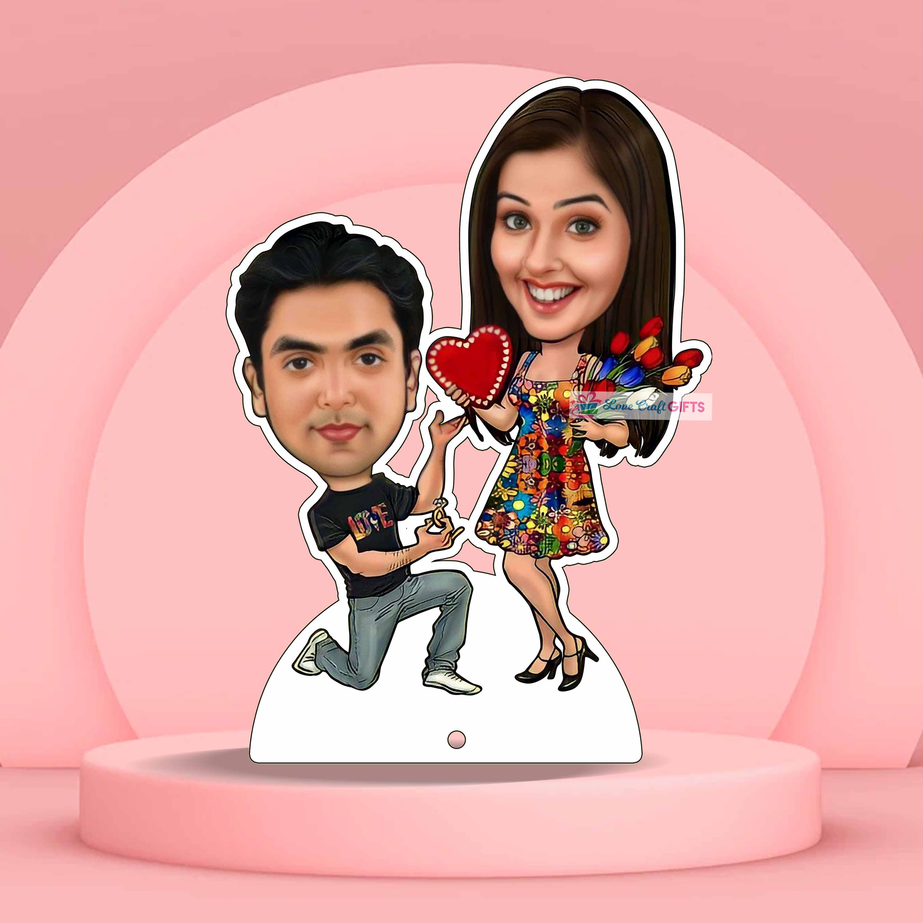 VALENTINE SPECIAL CARICATURE | love craft gift