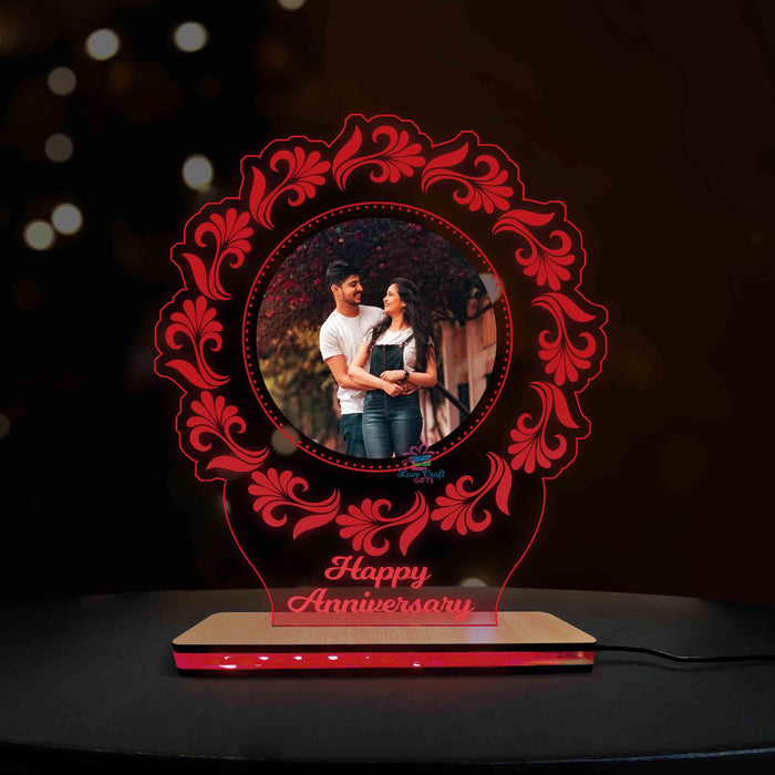 Acrylic Multi-Led Table Lamp For Bf And Gf