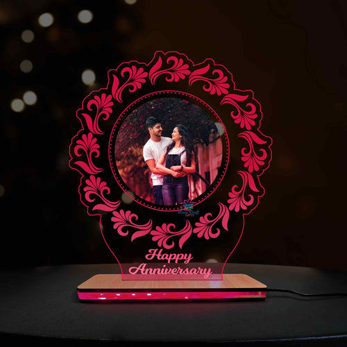 Acrylic Multi-Led Table Lamp For Bf And Gf