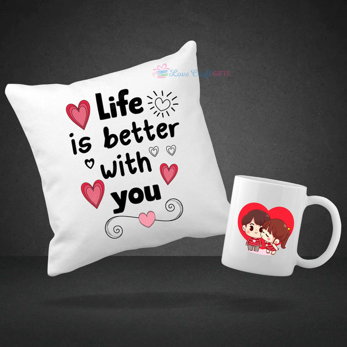 VALENTINE SPECIAL CUSHION AND MUG COMBO - 7