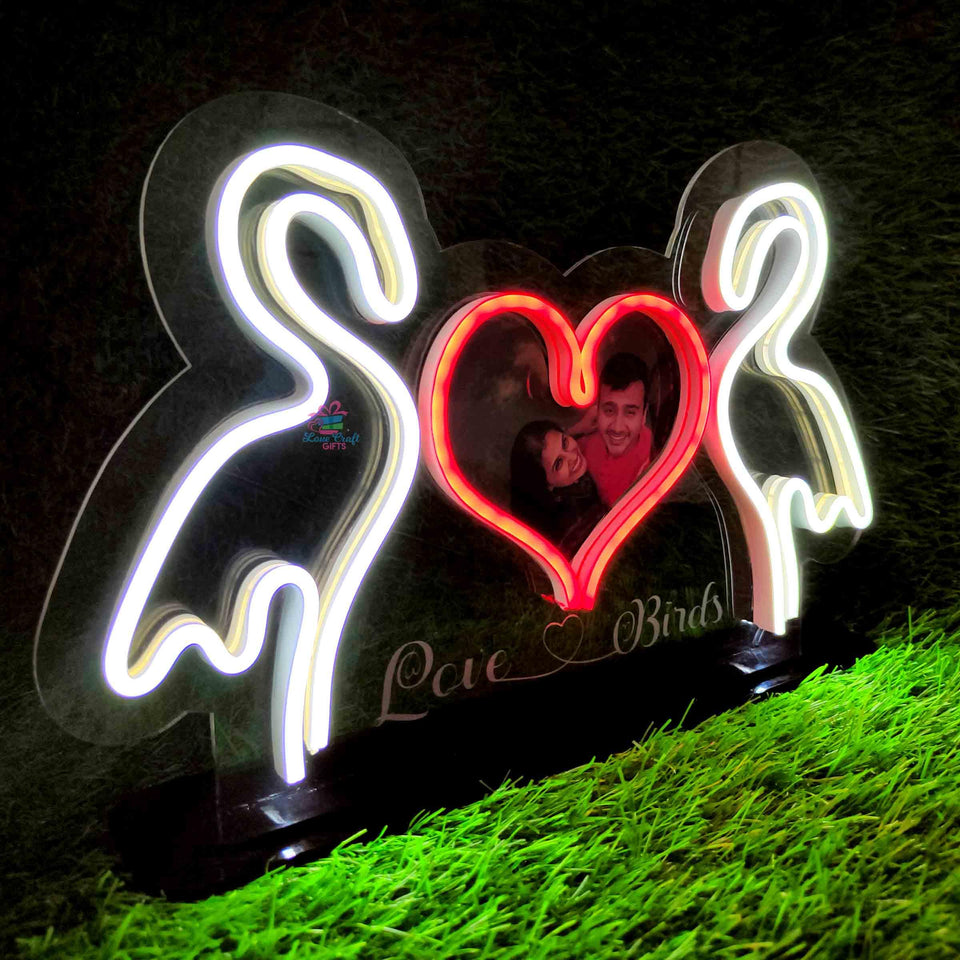 Neon Love Bird Table Lamp | Love Craft Gifts - 2