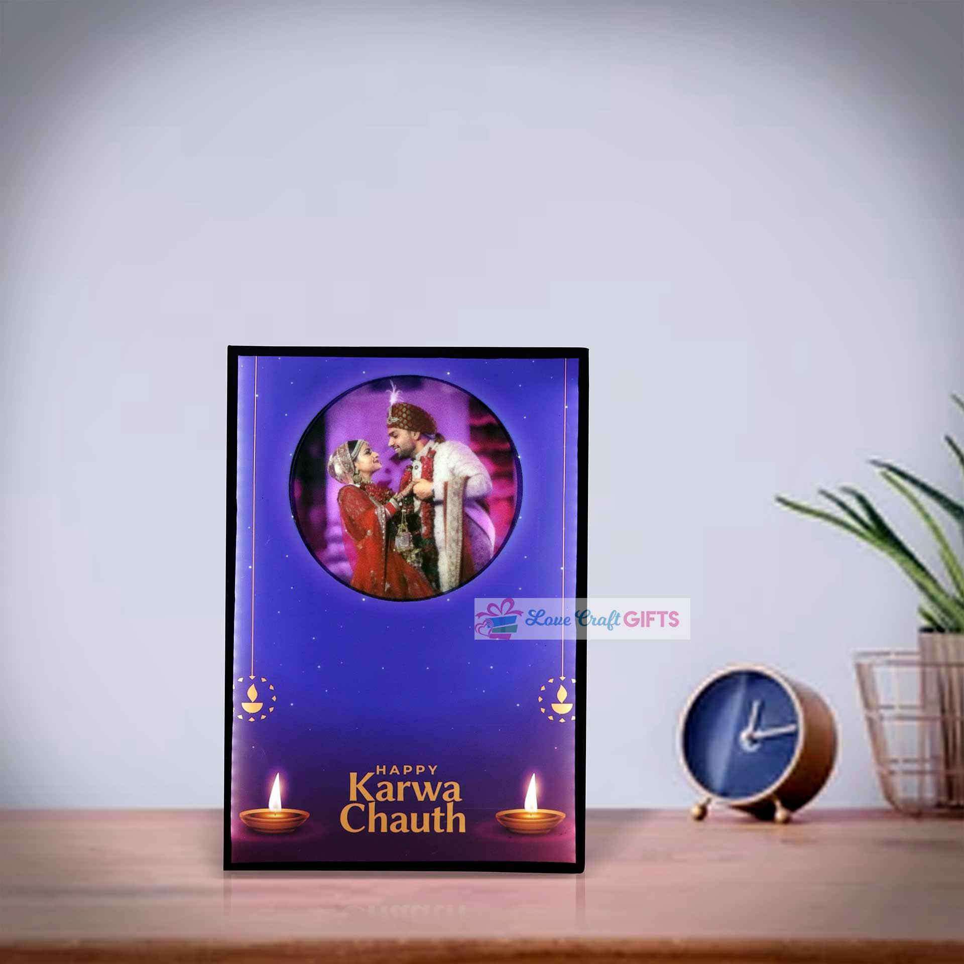 karwa chouth moonlight frame - 3