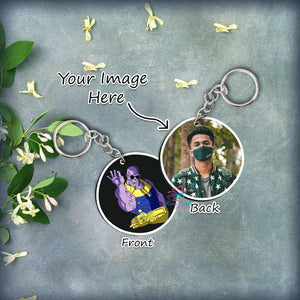 DOUBLE SIDED SUBLIMATION PHOTO KEYCHAIN | LOVE CRAFT GIFTS