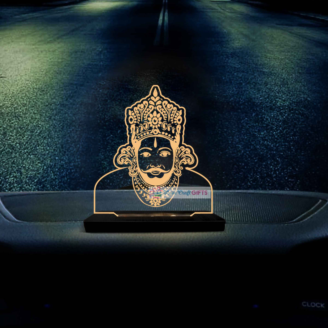 Khatu Shyam Ji Car Dashboard Lamp | love craft gift