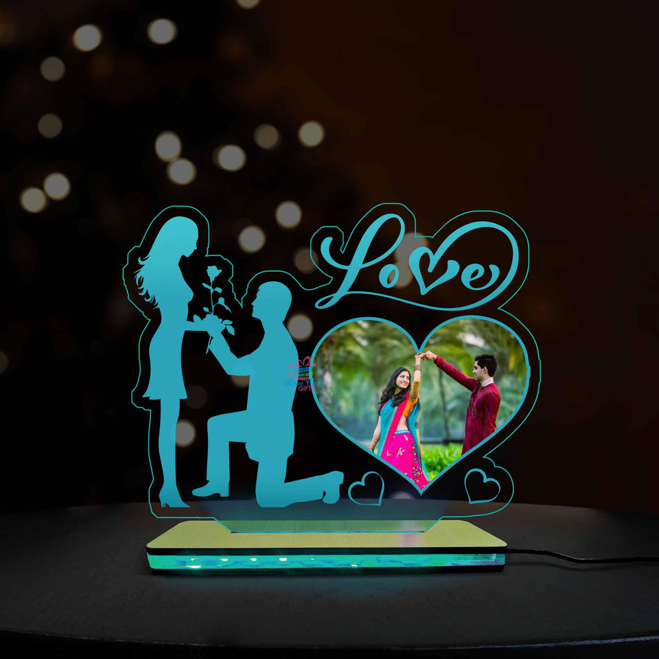My Heart Leads Me To You Personalized 3D Led Light Gift For Couple -  GoDuckee