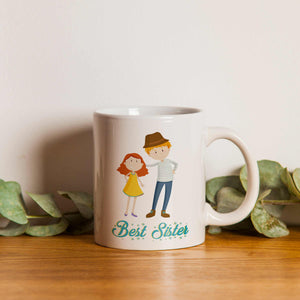 Personalized Brother Sister Mug - love craft gift