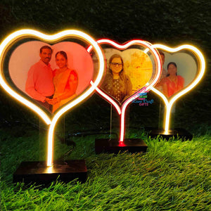 Neon Led Table Lamp With Pic - love craft gift