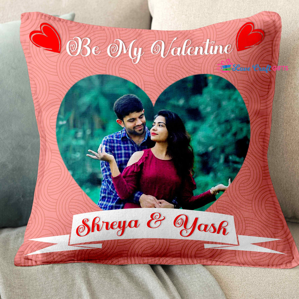 VALENTINE SPECIAL CUSHION AND TABLE TOP COMBO | love craft gift