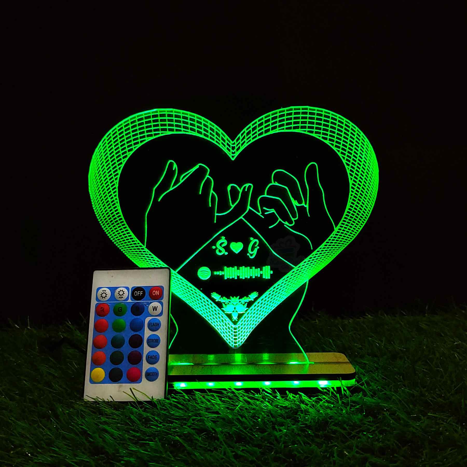 Lampada Spotify Love in plexiglass 