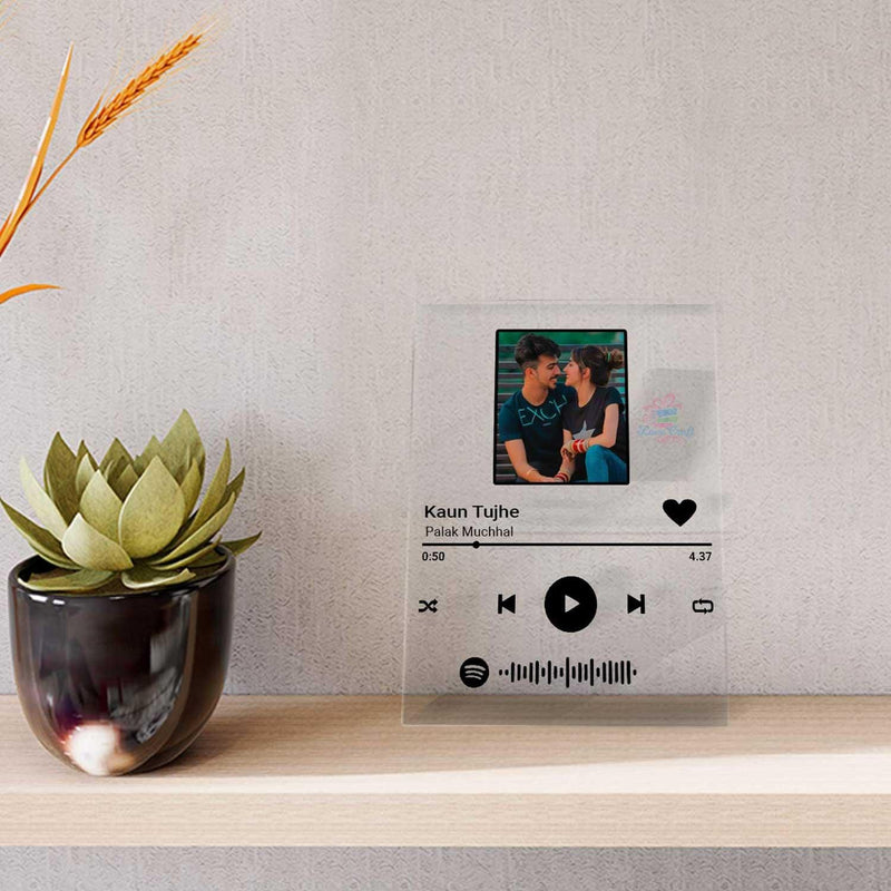 Spotify Glass Plaque | Love Craft Gift