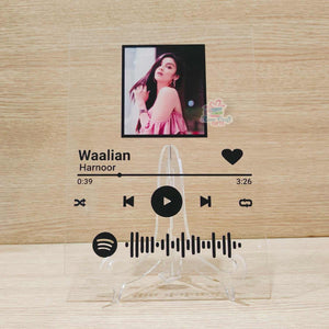 Spotify Glass Plaque | Love Craft Gift