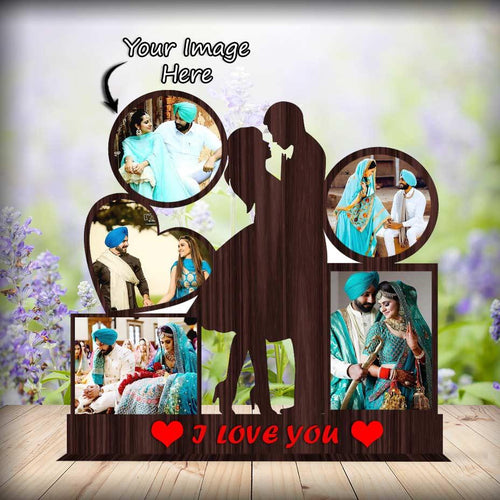 Couple Wooden Table Top - love craft gift