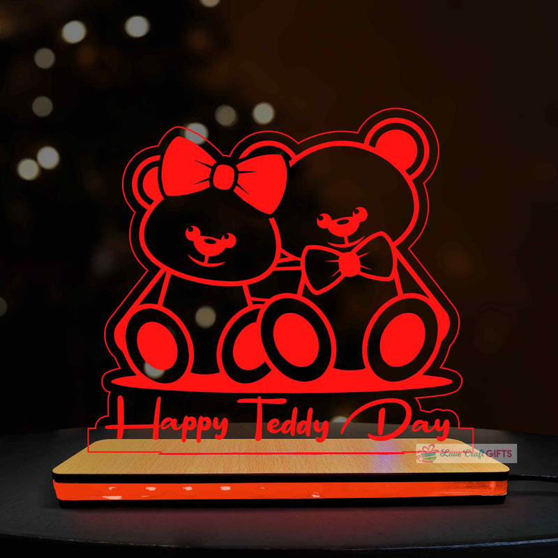 Valentine Special Teddy Day LED Lamp