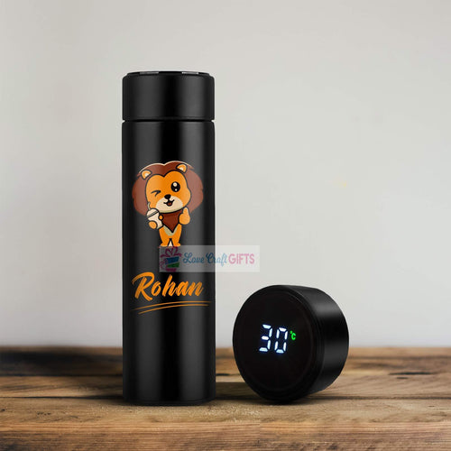 Customized Temperature Water Bottle With Name | love craft gift