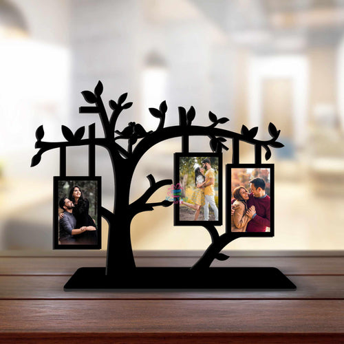 WOODEN TREE PHOTO TABLE TOP | LOVE CRAFT GIFT